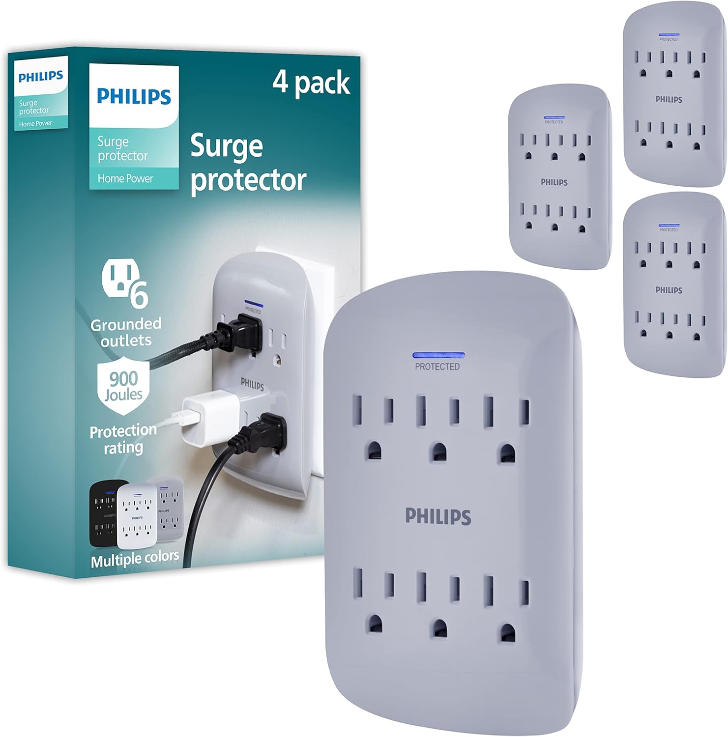 Philips – Plantilla de protección de sobrecarga para toma de corriente