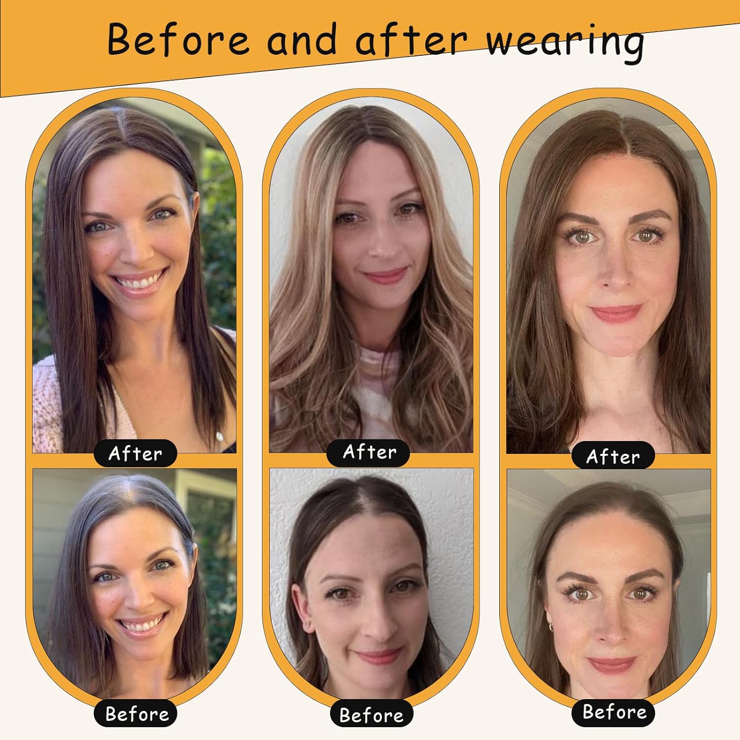 Toppers de cabello 100% humano para mujeres con cabello fino de 10 pulgadas, pieza de cabello con clip de 10 pulgadas, sin flequillo, piezas de