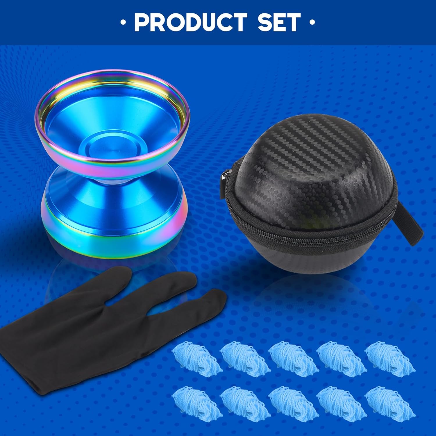 FETESNICE Yoyo Yoyo profesional competitivo Yoyos bi-metal, Yoyo truco de yoyo para profesionales, aluminio + anillo de acero inoxidable 304 ultra