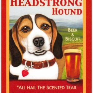 Imanes para refrigerador Retro Dogs – Beagle Ale Beer & Biscuit – Arte publicitario Imanes para refrigerador Retro Dogs – Beagle Ale Beer & Biscuit – Arte publicitario