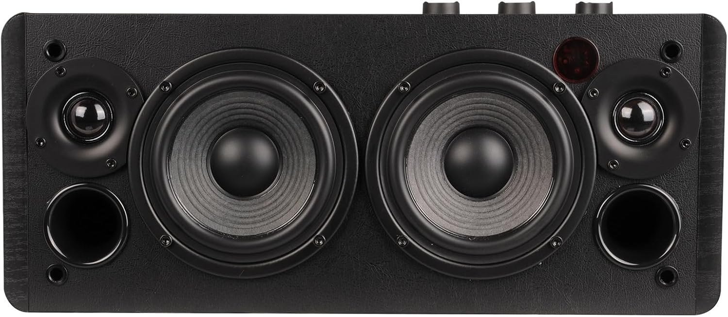 Edifier Altavoz de mesa D12 – Altavoz Bluetooth estéreo de escritorio integrado – Altavoz inalámbrico para computadora para uso de escritorio – 70