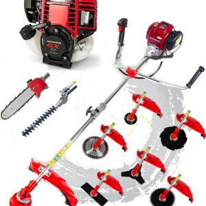 Cortador de cepillo GX35 9 en 1 Cortador de hierba de gasolina, cortadora de poda de 4 tiempos, desbrozadora de malas hierbas Cortador de cepillo GX35 9 en 1 Cortador de hierba de gasolina, cortadora de poda de 4 tiempos, desbrozadora de malas hierbas