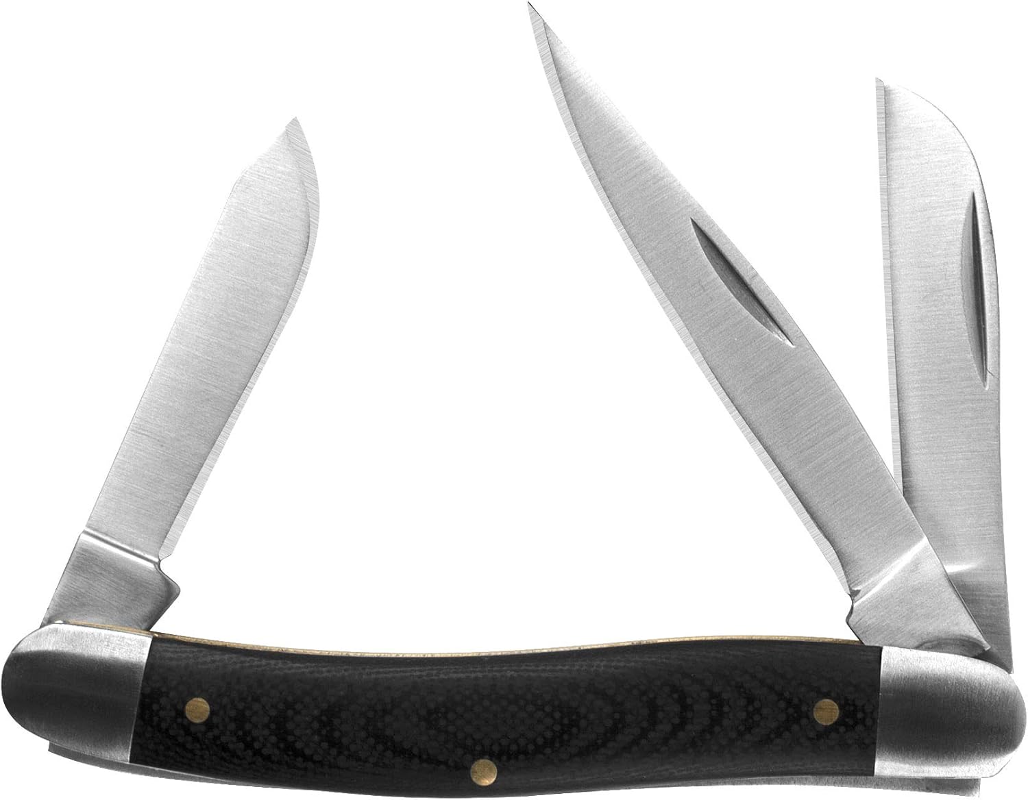 Kershaw Cuchillos de bolsillo clásicos Slipjoint, mango G10 con diseño de madera antigua, versiones de 1, 2 y 3 cuchillas