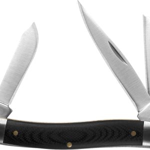 Kershaw Cuchillos de bolsillo clásicos Slipjoint, mango G10 con diseño de madera antigua, versiones de 1, 2 y 3 cuchillas Kershaw Cuchillos de bolsillo clásicos Slipjoint, mango G10 con diseño de madera antigua, versiones de 1, 2 y 3 cuchillas