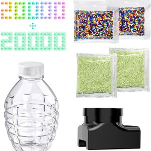 Anstoy Piezas de accesorios para lanzador de bolas de gel, incluye 20000 unidades de munición de bolas de gel coloridas, 20000 bolas de gel Anstoy Piezas de accesorios para lanzador de bolas de gel, incluye 20000 unidades de munición de bolas de gel coloridas, 20000 bolas de gel