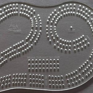 29 Plantilla de tablero de cuna de diseño, plantilla de acrílico resistente de 3 pistas con brocas, guía de enrutador, kit de proyecto de 29 Plantilla de tablero de cuna de diseño, plantilla de acrílico resistente de 3 pistas con brocas, guía de enrutador, kit de proyecto de