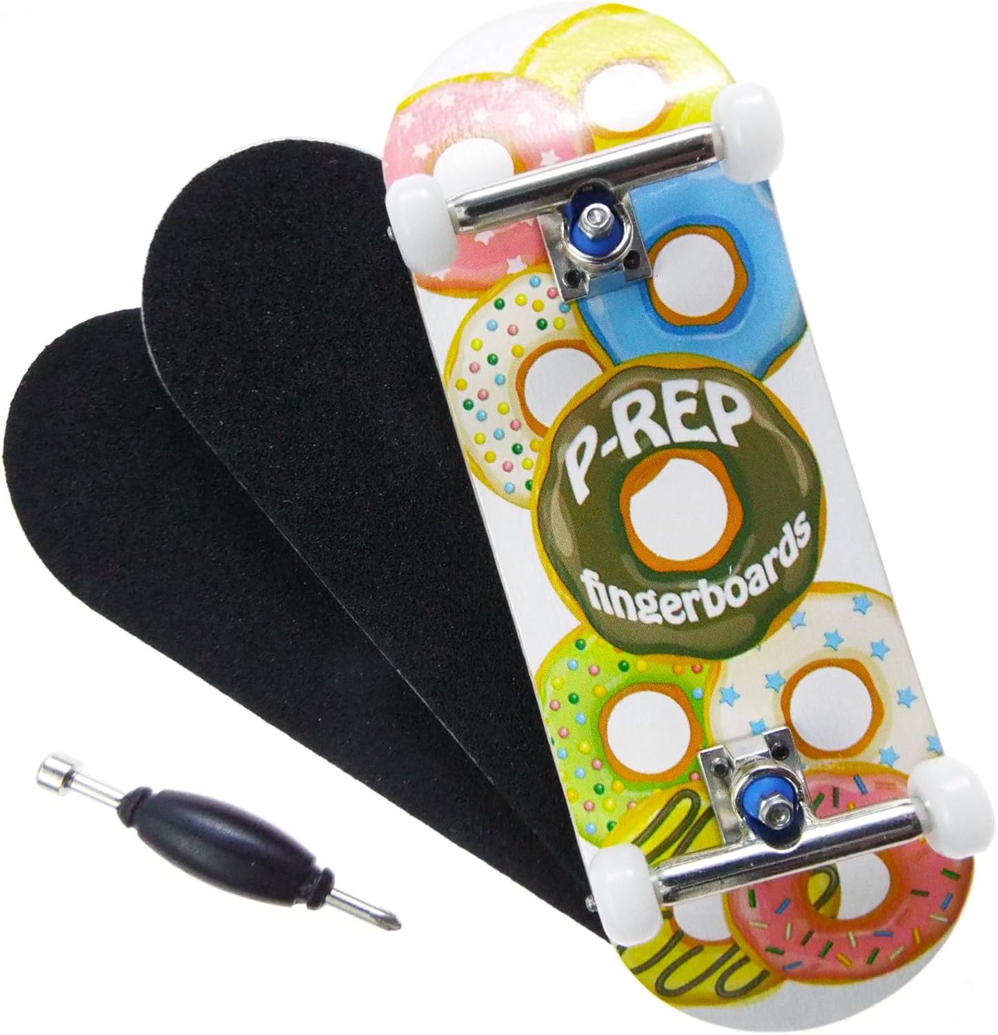 P-REP V2 Performance – Diapasón de madera completo con gráfico de la serie 2 (1.260 in x 3.819 in, Dohnuts)