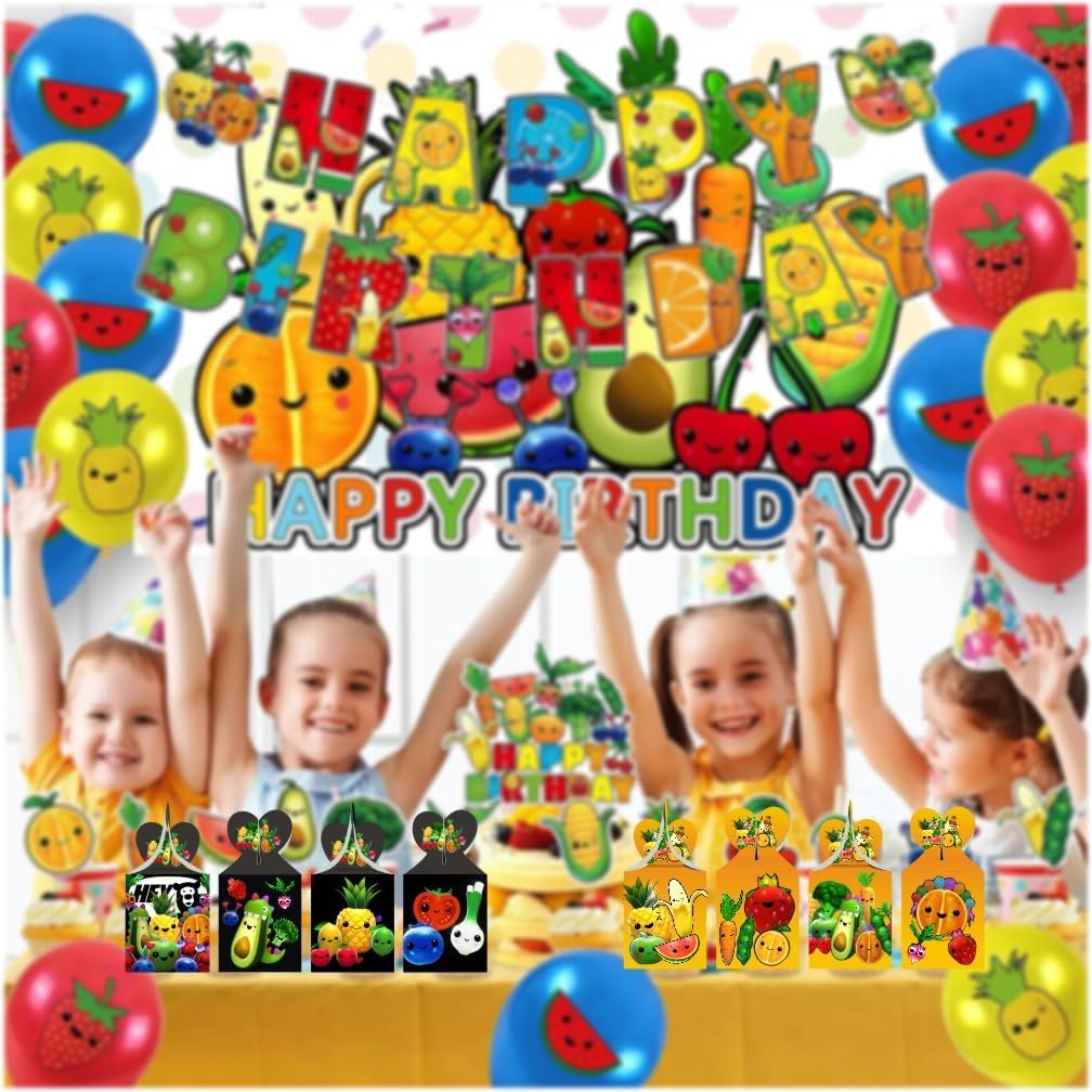 humicide 12 cajas de regalo de frutas sensoriales de Hey Bear, suministros de fiesta de cumpleaños sensoriales de Hey Bear para decoraciones de