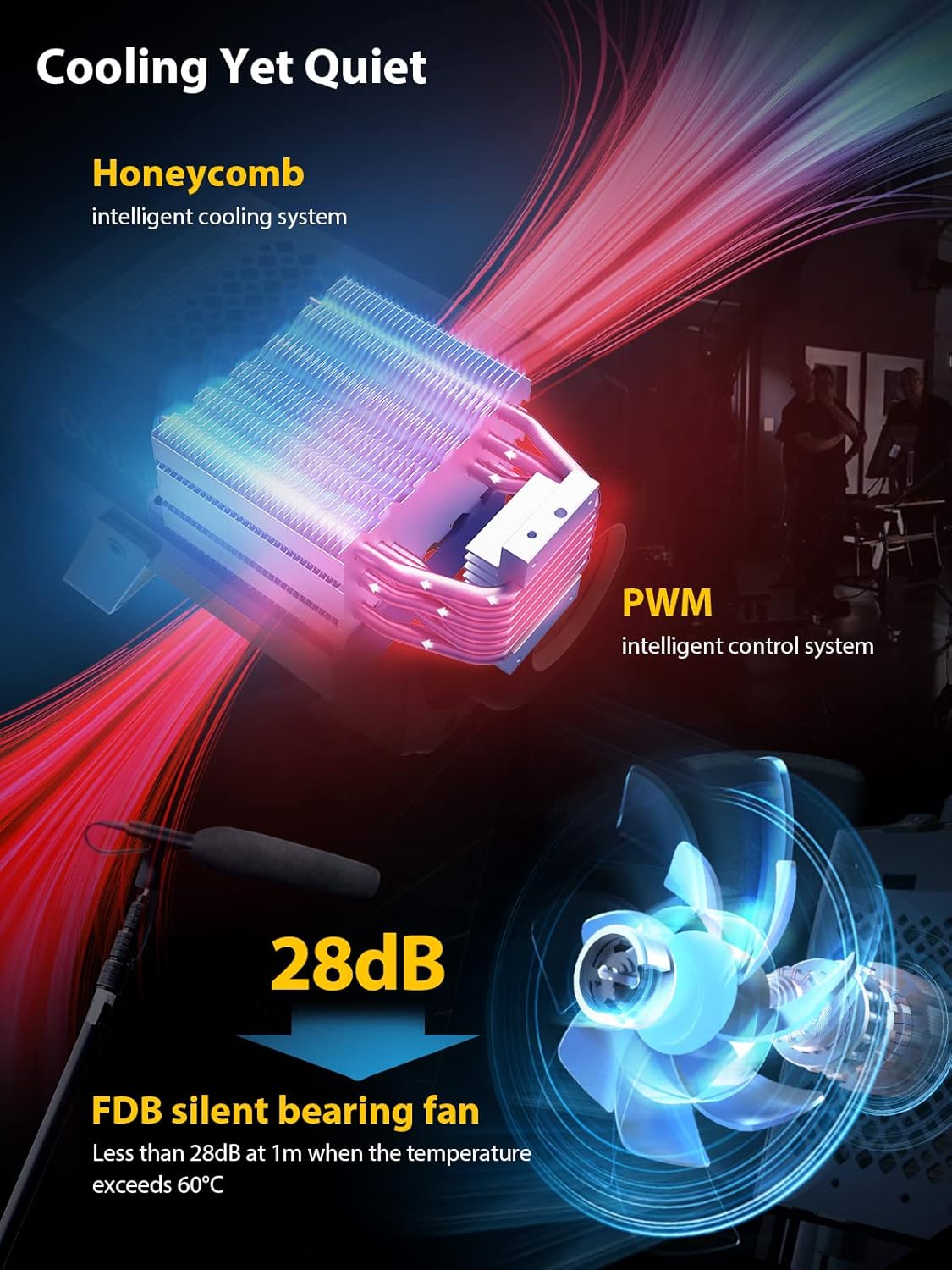 Luz de video, COLBOR CL220 Lite 220W Iluminación continua 2700-6500K CRI96+ 9,