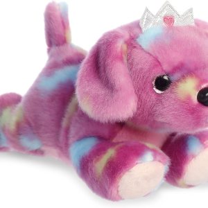 Aurora Vibrant Bright Fancies Princess Tutti Puppy – Divertido llamativo – Delightful Cuddles – Púrpura 7 pulgadas Aurora Vibrant Bright Fancies Princess Tutti Puppy – Divertido llamativo – Delightful Cuddles – Púrpura 7 pulgadas