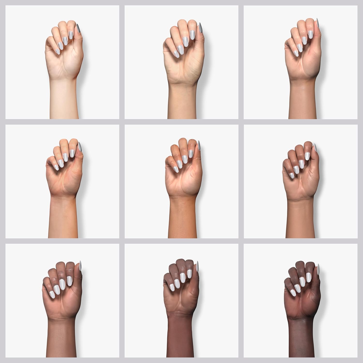 U-Shinein Esmalte de uñas de gel 3D, esmalte de uñas de ángulo blanco agrietado, increíble efecto de esmalte de uñas con estampado, de larga