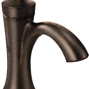 Moen 4500ORB Wynford – Grifo de baño de arco alto de una manija con conjunto de drenaje, bronce aceitado, bronce aceitado Moen 4500ORB Wynford – Grifo de baño de arco alto de una manija con conjunto de drenaje, bronce aceitado, bronce aceitado