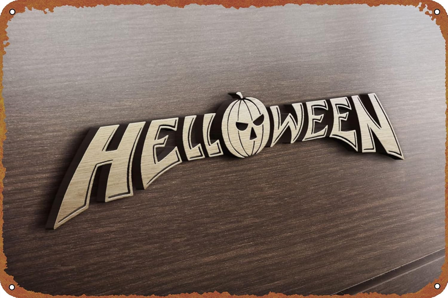Helloween – Póster musical de banda de metal pesado, letrero de hojalata vintage, decoración de pared de metal único para el hogar, bar, comedor,