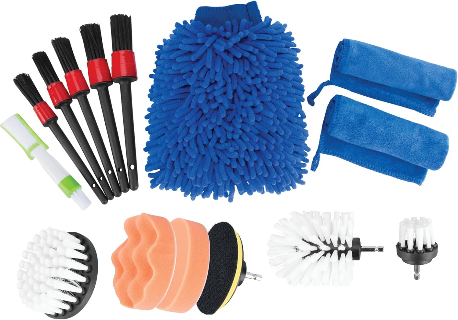 Performance Tool W4992 Ultimate Car Wash Kit (16 piezas) – La solución completa para un auto limpio y brillante