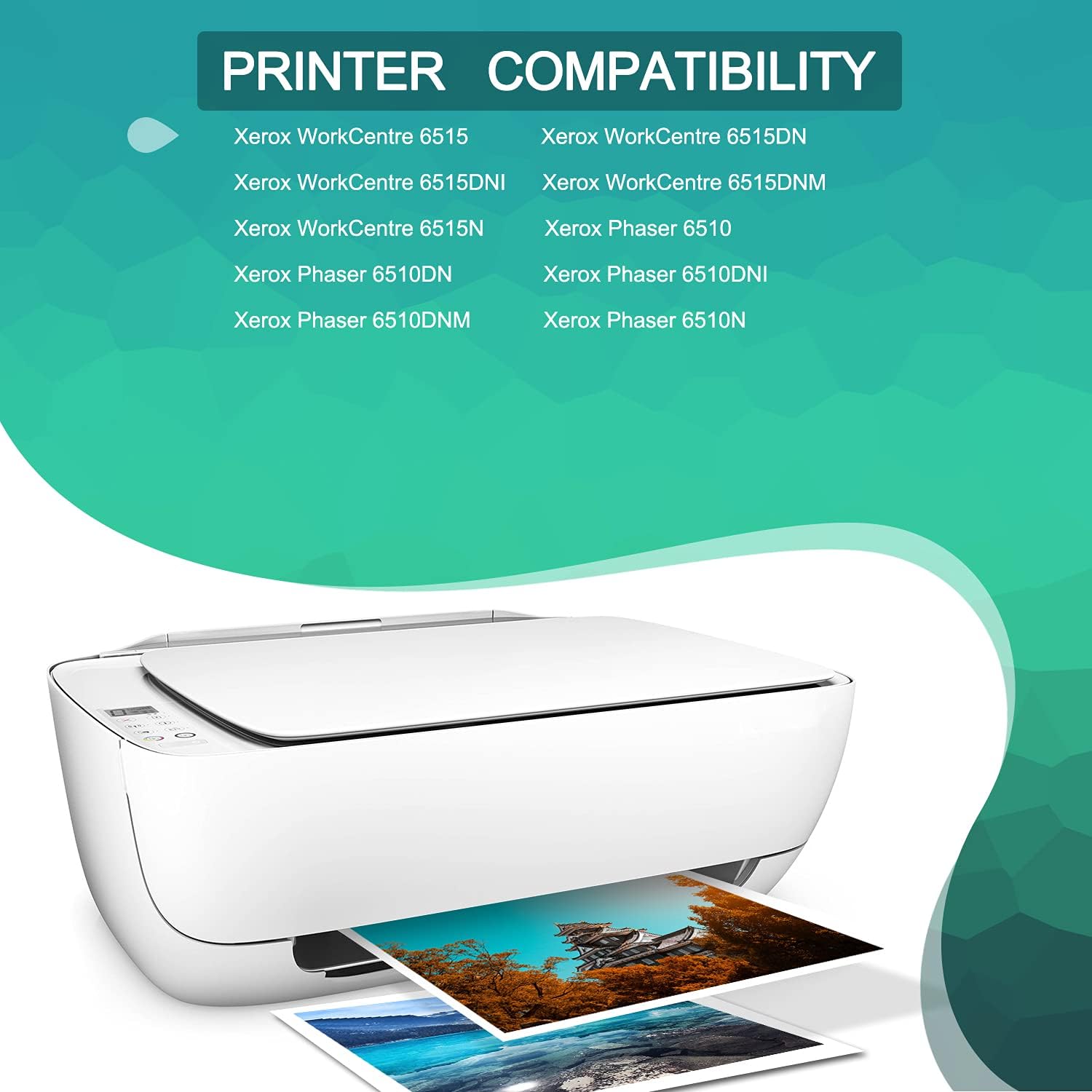 GREENBOX Cartucho de tóner de alto rendimiento remanufacturado 6510 de repuesto para impresora Xerox 6515 6510 106R03479 para impresora Phaser 6510N