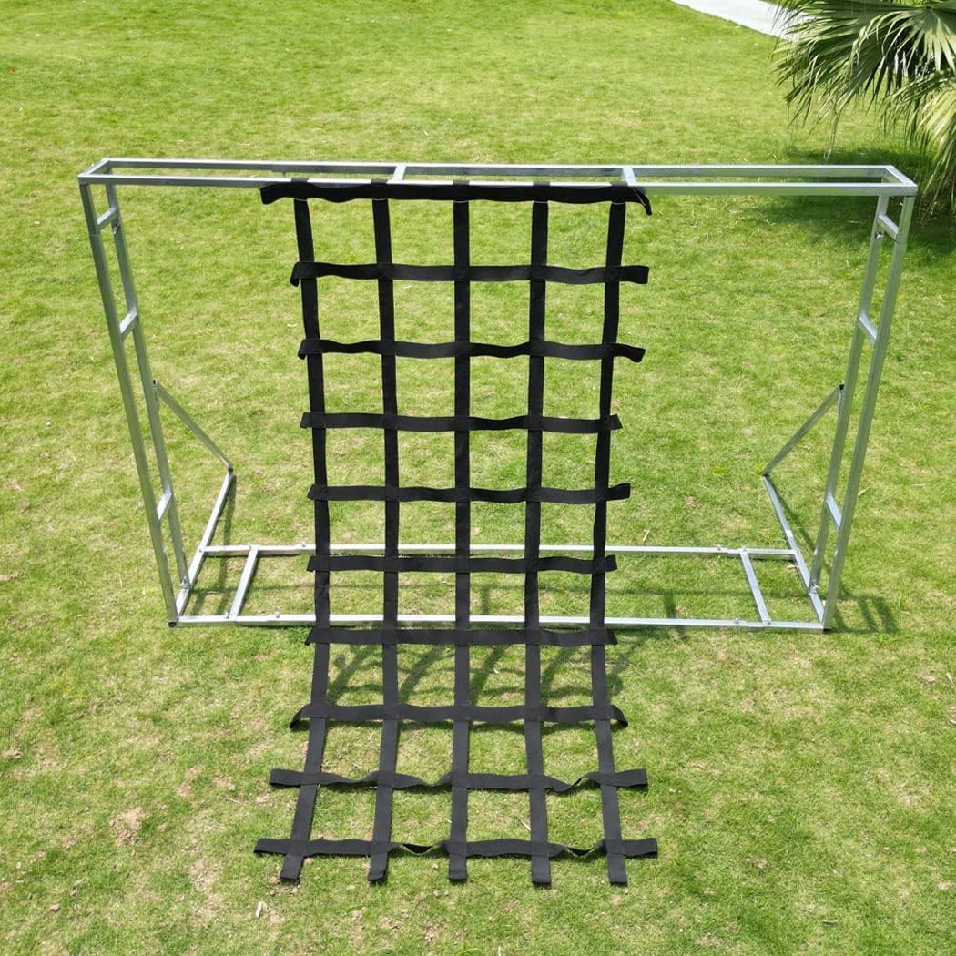 CL CLC Red de carga de escalada de 8 pies x 4 pies, color negro (104 x 57 pulgadas), red de carga para patio de recreo, red de escalada para