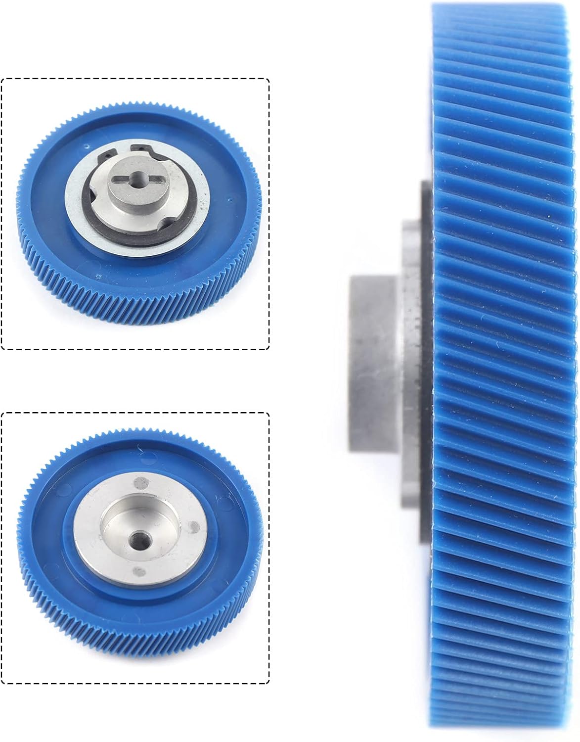 CNCEST fresadora piezas motor piñón engranaje 3.622in engranaje y eje ALSGS para AL-310S servo alimentación modelo para Al-310s servo fuente de