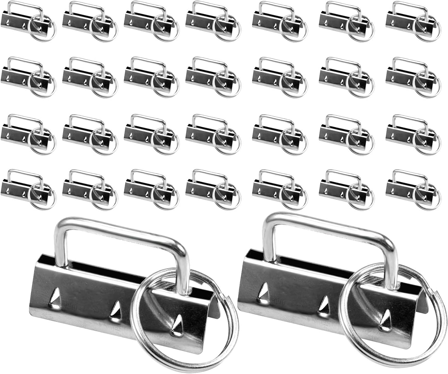 SPEEDWOX 25 piezas de herramientas para llavero con anillo dividido, juegos de pulseras de correas para manualidades