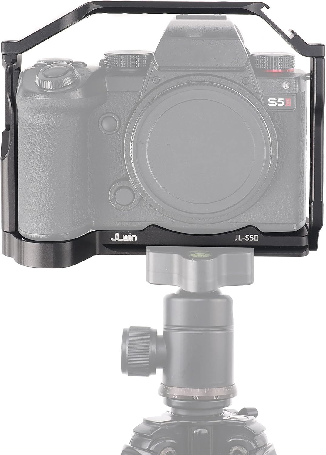 Fotga Jaula de cámara S5II para Panasonic Lumix S5II S5 Mark II G9II G9 Mark II sin espejo para cámara sin espejo, compatible con trípode Arca Swiss