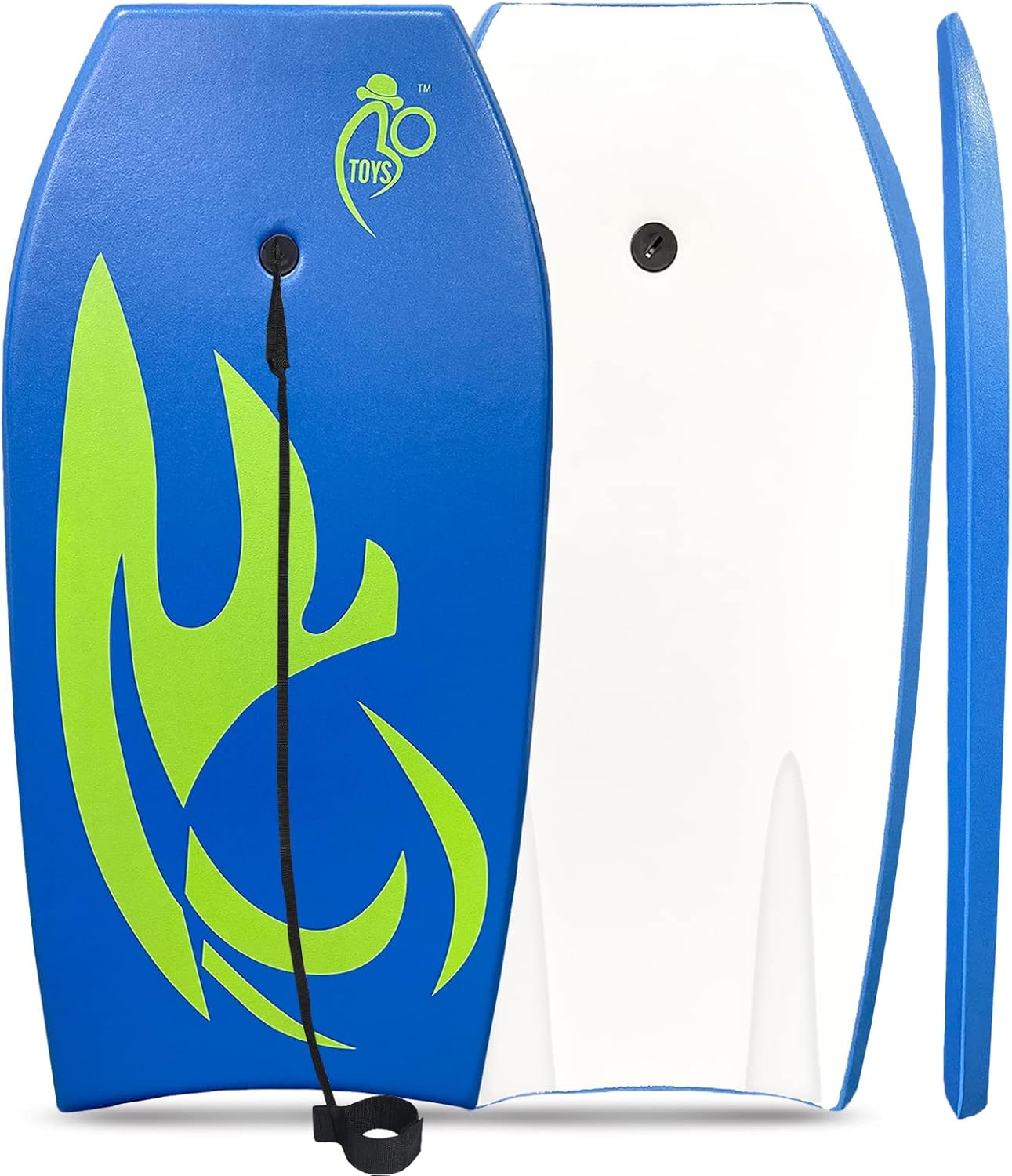 Tabla de bodyboard de Bo-Toys, ligera con centro de poliestireno expandido