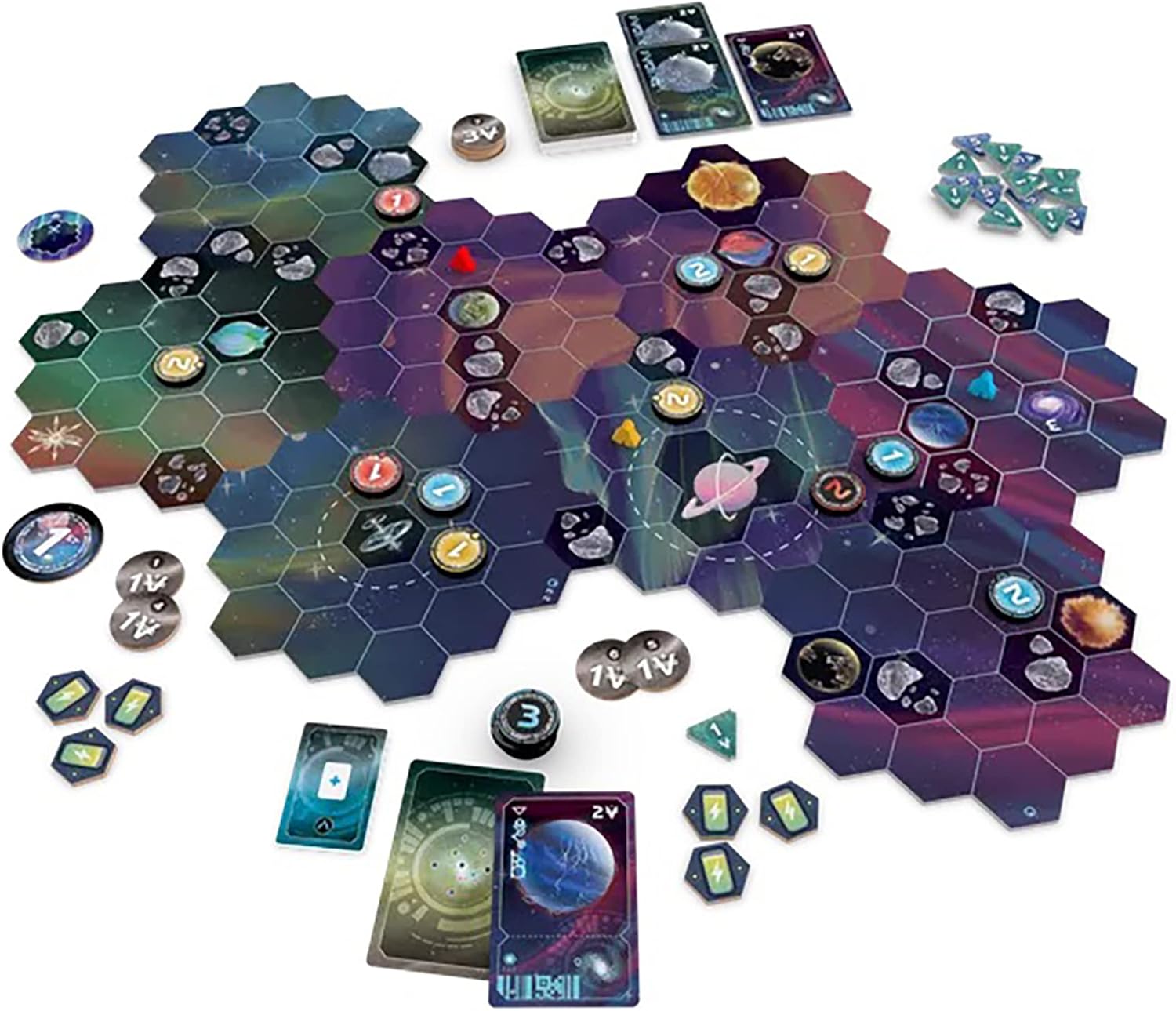 AEG Wormholes – Juego de mesa galático, a partir de 10 años, 1-5 jugadores, 45-60 minutos