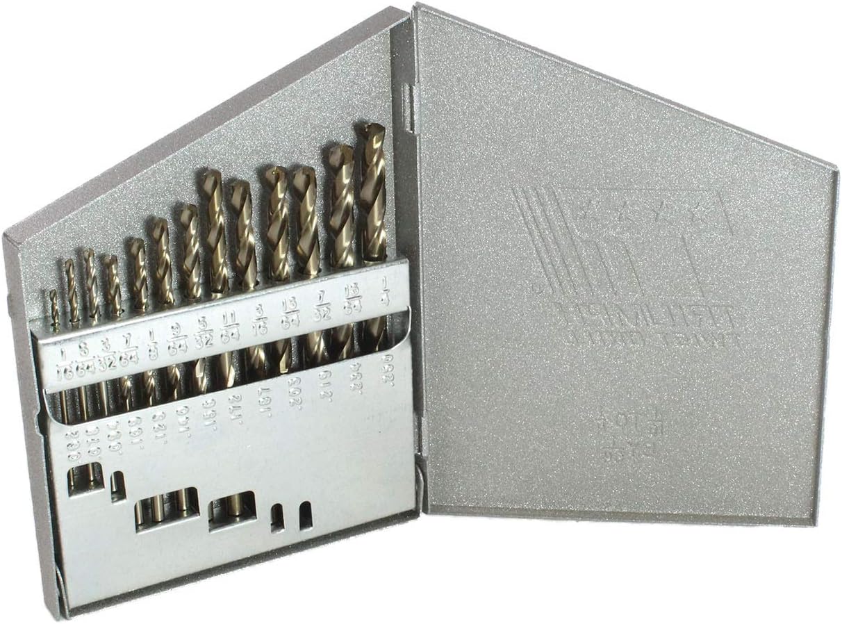 099823 T19C Ranger – Juego de brocas de acero cobalto con índice de metal, acabado de óxido de bronce, 1 unidad