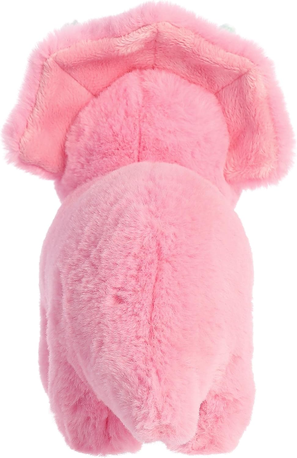 Aurora Eco-Friendly Eco Nation – Animal de peluche ecológico, hecho con materiales reciclados, Trix Triceratops color rosa, 8 pulgadas