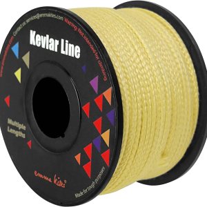 emma kites Cuerda trenzada 100% Kevlar, resistente a la abrasión, resistente al fuego, táctica de supervivencia para pesca, modelo cohete, cuerda de emma kites Cuerda trenzada 100% Kevlar, resistente a la abrasión, resistente al fuego, táctica de supervivencia para pesca, modelo cohete, cuerda de