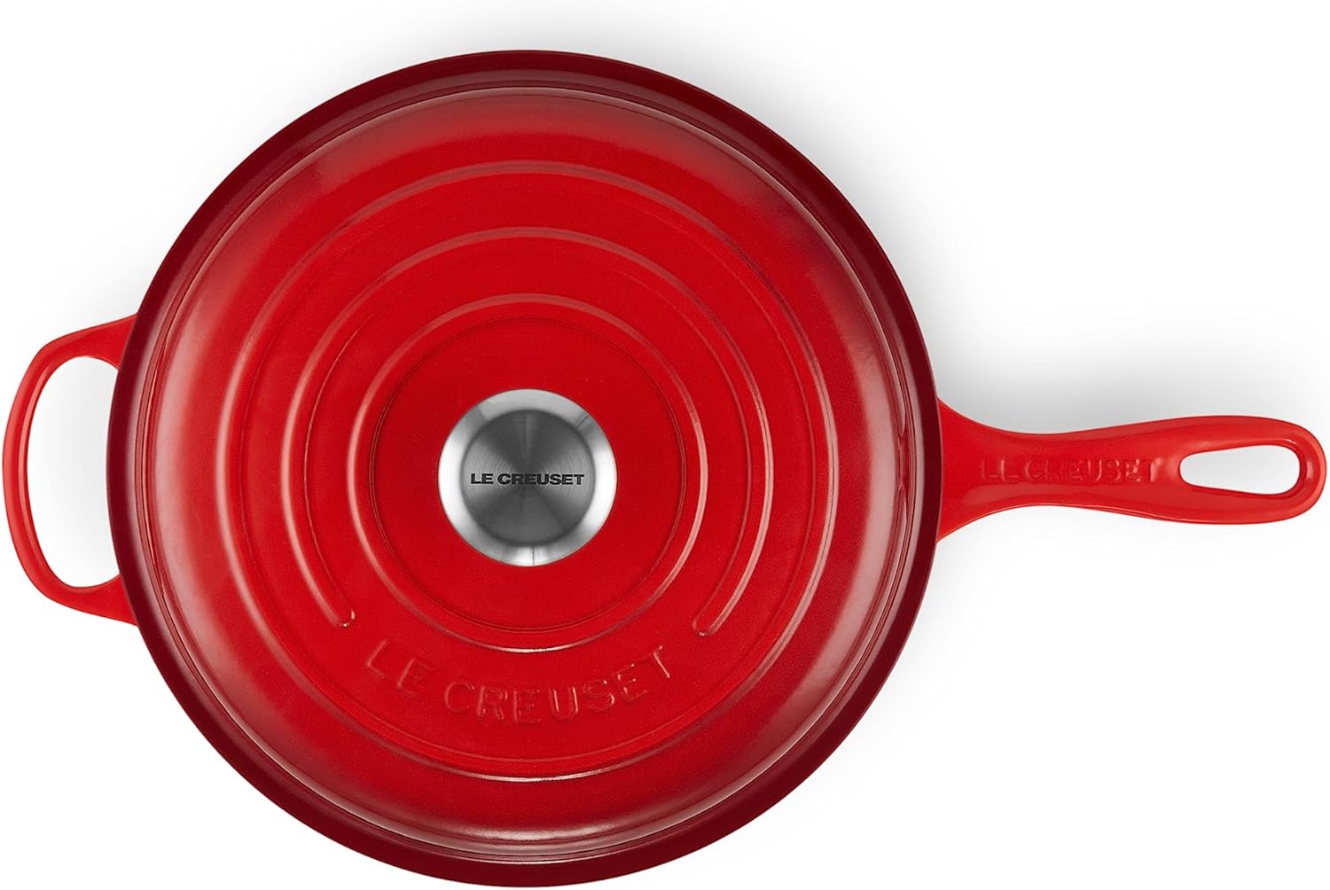 Le Creuset Hierro fundido esmaltado Signature Cassadou, 3.75 cuartos de galón., Cerise