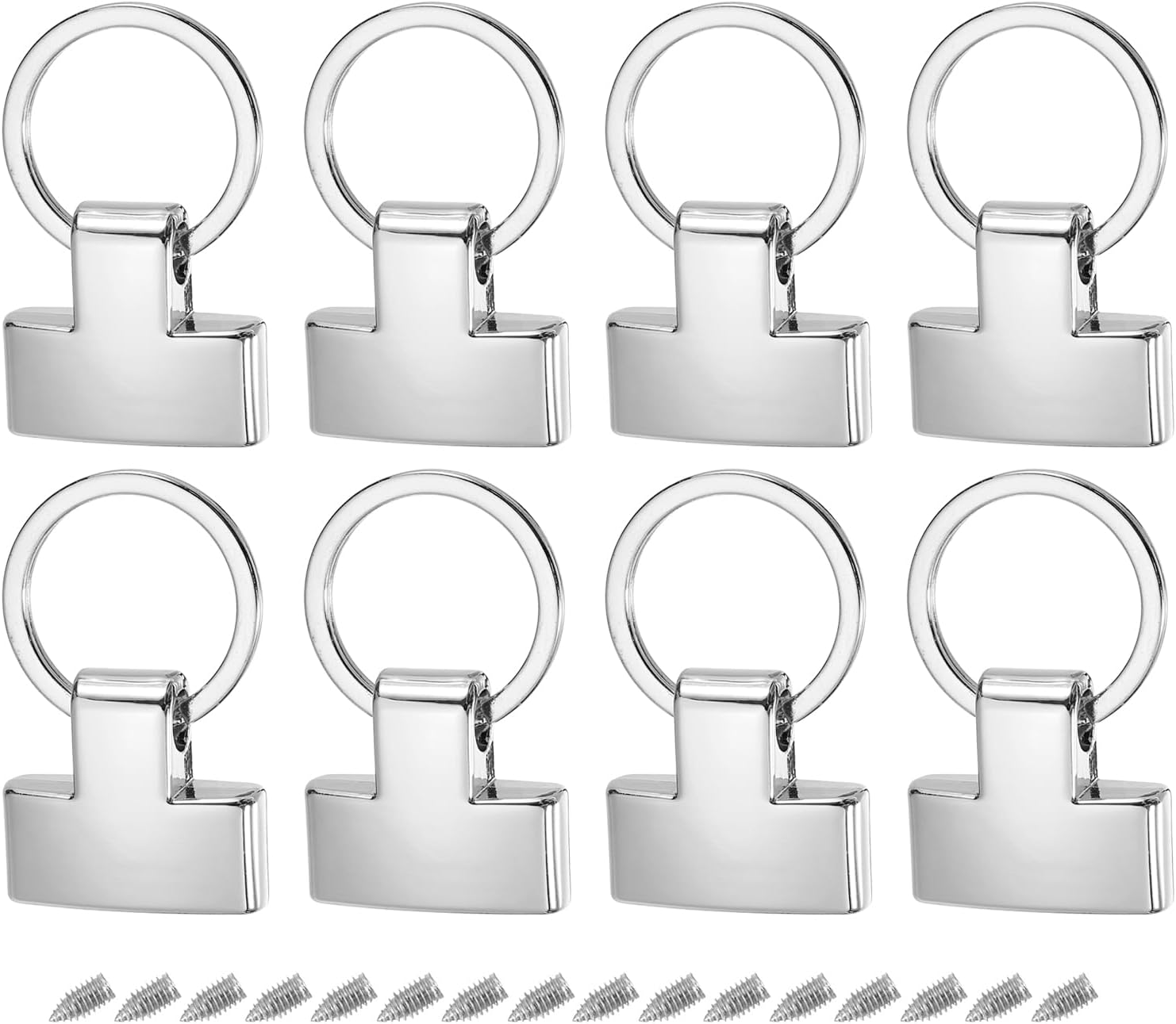 uxcell Accesorios para llavero con llavero y anillo para bolso de mano para llavero de automóvil, cordón colgante