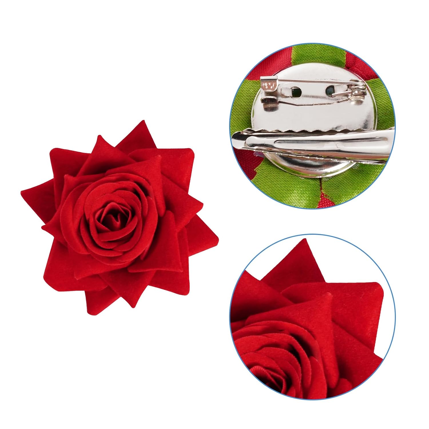 3 pinzas para el cabello con diseño de rosas y flores, broche de rosa, horquilla de bailarina flamenca, accesorios mexicanos para el cabello para