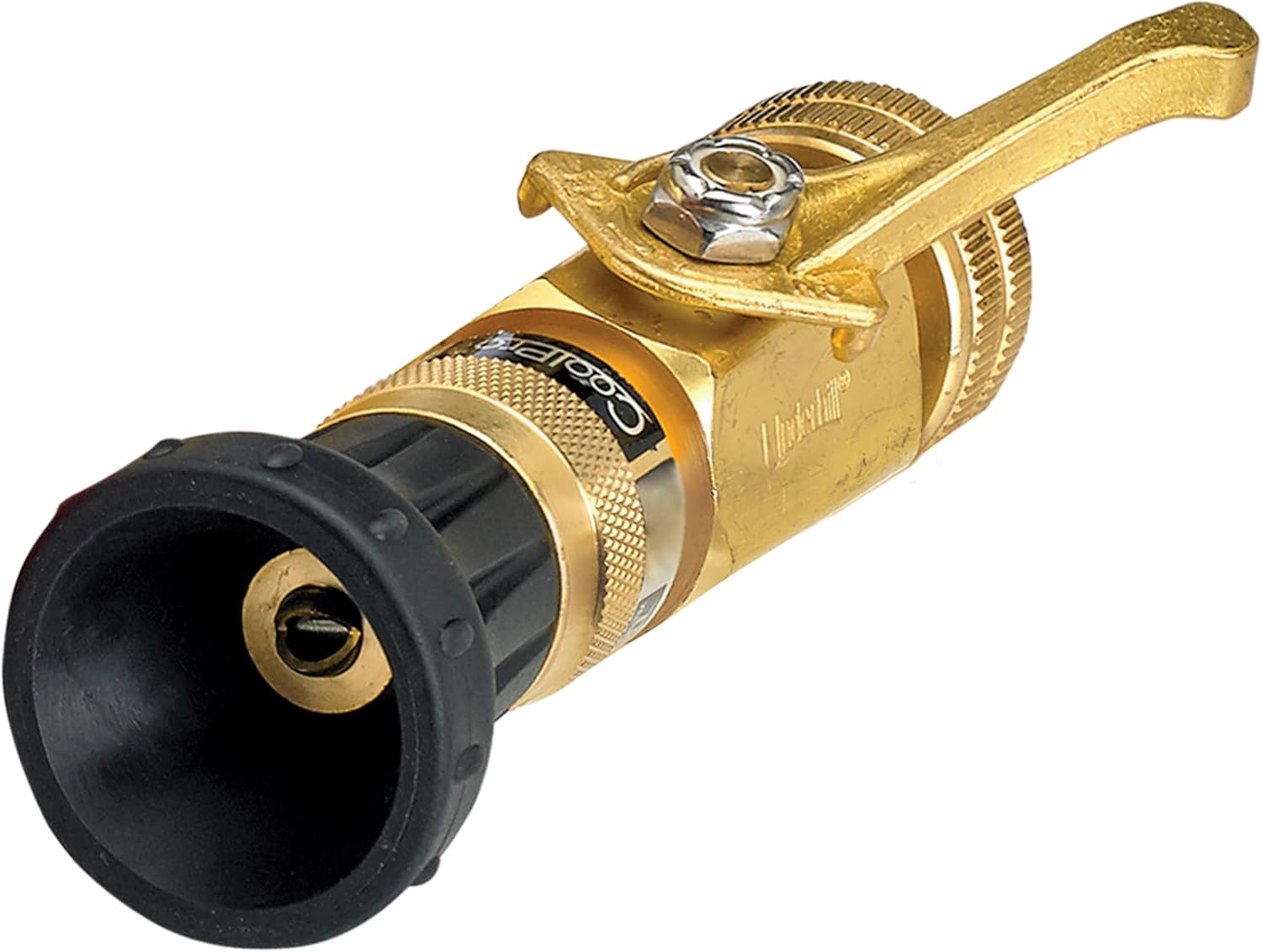 Underhill Precision CoolPro – Boquilla de manguera de jardín antiniebla con válvula de control de alto caudal, 4-6 GPM 70 PSI, 34 pulgadas por 1