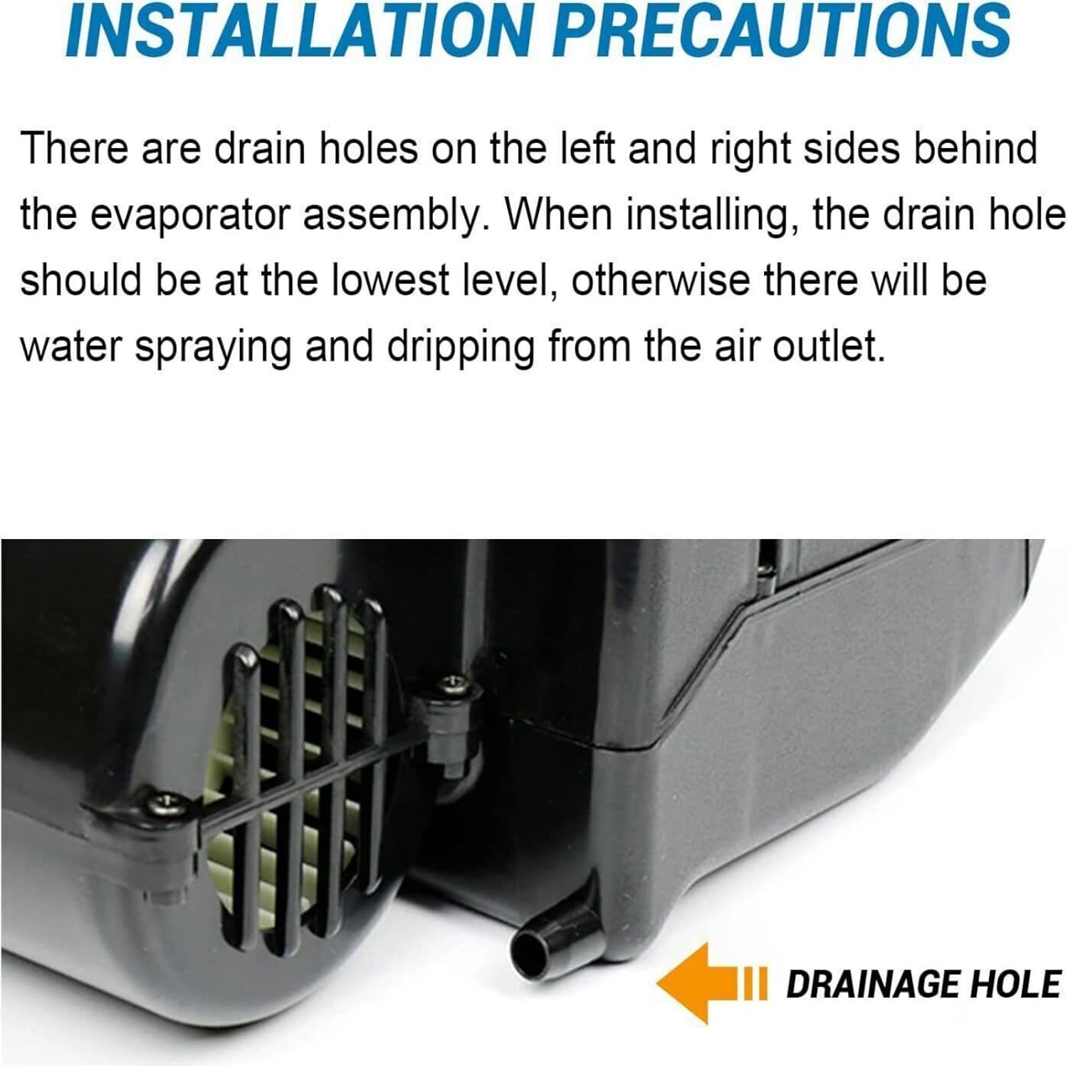 YIPONYT Kit universal de enfriador y calentador de evaporador de CA, unidad de calor y frío, termostato eléctrico de 12 V debajo del salpicadero,