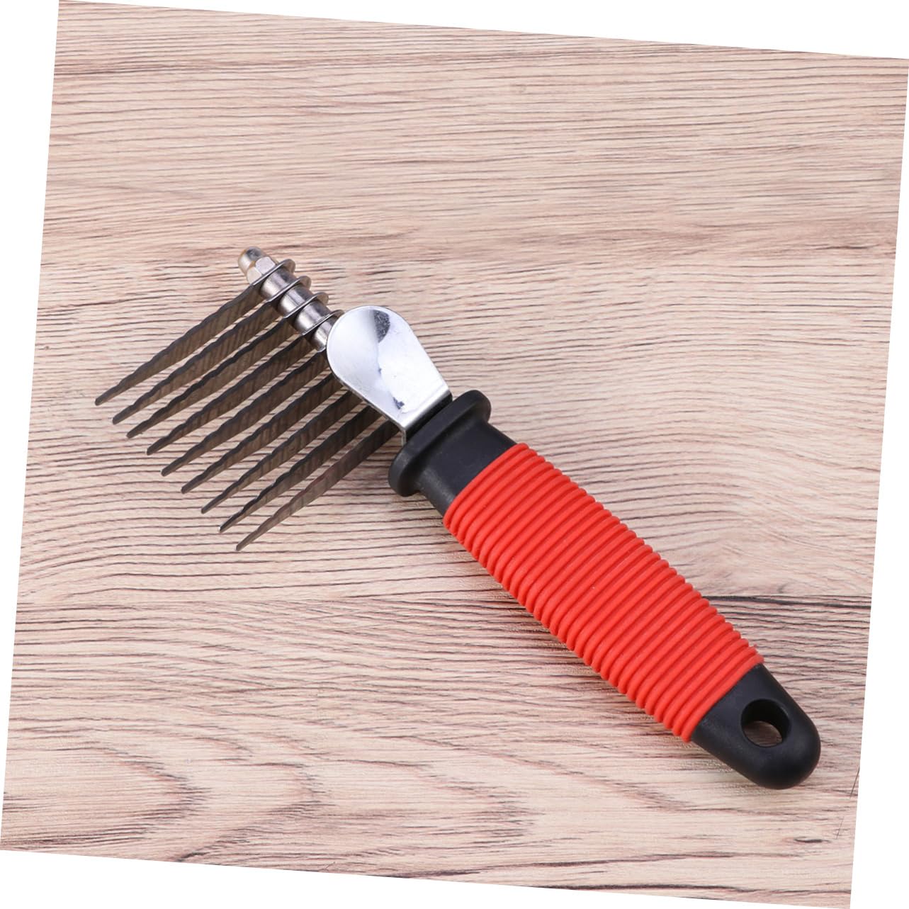 Peinadores de pelo para hombres, peine de aseo para cabello fino, peine de acero para mascotas, peine de aseo para mascotas, peine recto, peine de