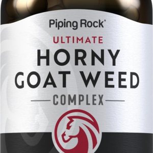 Piping Rock Horny Goat Weed Complex  100 cápsulas  Suplemento de extracto definitivo para hombres  Vegetariano, sin OMG, sin gluten Piping Rock Horny Goat Weed Complex  100 cápsulas  Suplemento de extracto definitivo para hombres  Vegetariano, sin OMG, sin gluten