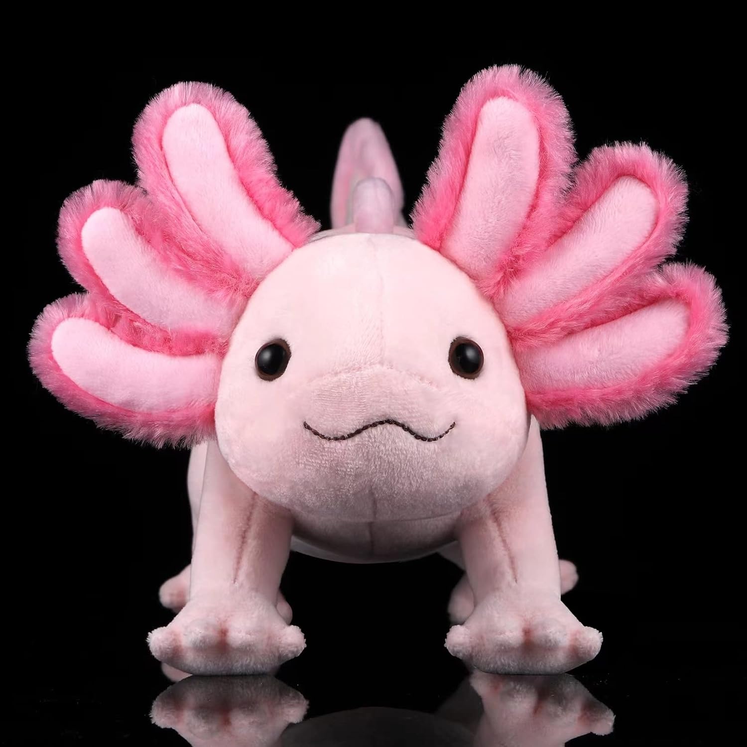 GAGAKU Axolotl – Juguete de peluche de ajolote de 16 pulgadas, peluche de ajolote rosa para niños y niñas, regalo de cumpleaños kawaii