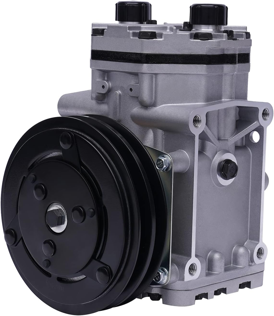Compresor de CA apto para Freightliner 1998-1997, para Kenworth, 2000-1996, para Peterbilt 2000-1996, reemplazo del compresor de aire acondicionado
