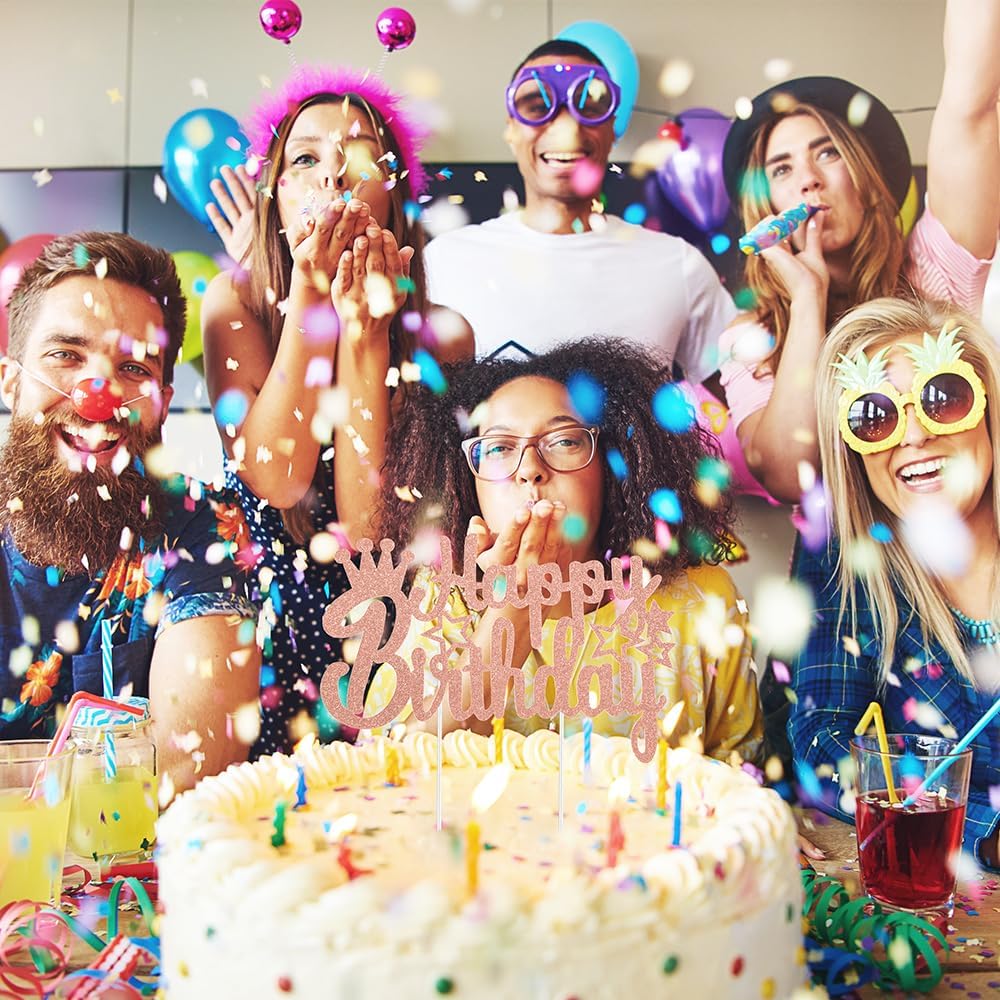 Decoración para tartas de feliz cumpleaños, decoración de tartas, decoración de tartas, decoración de pastel de feliz cumpleaños, decoración de
