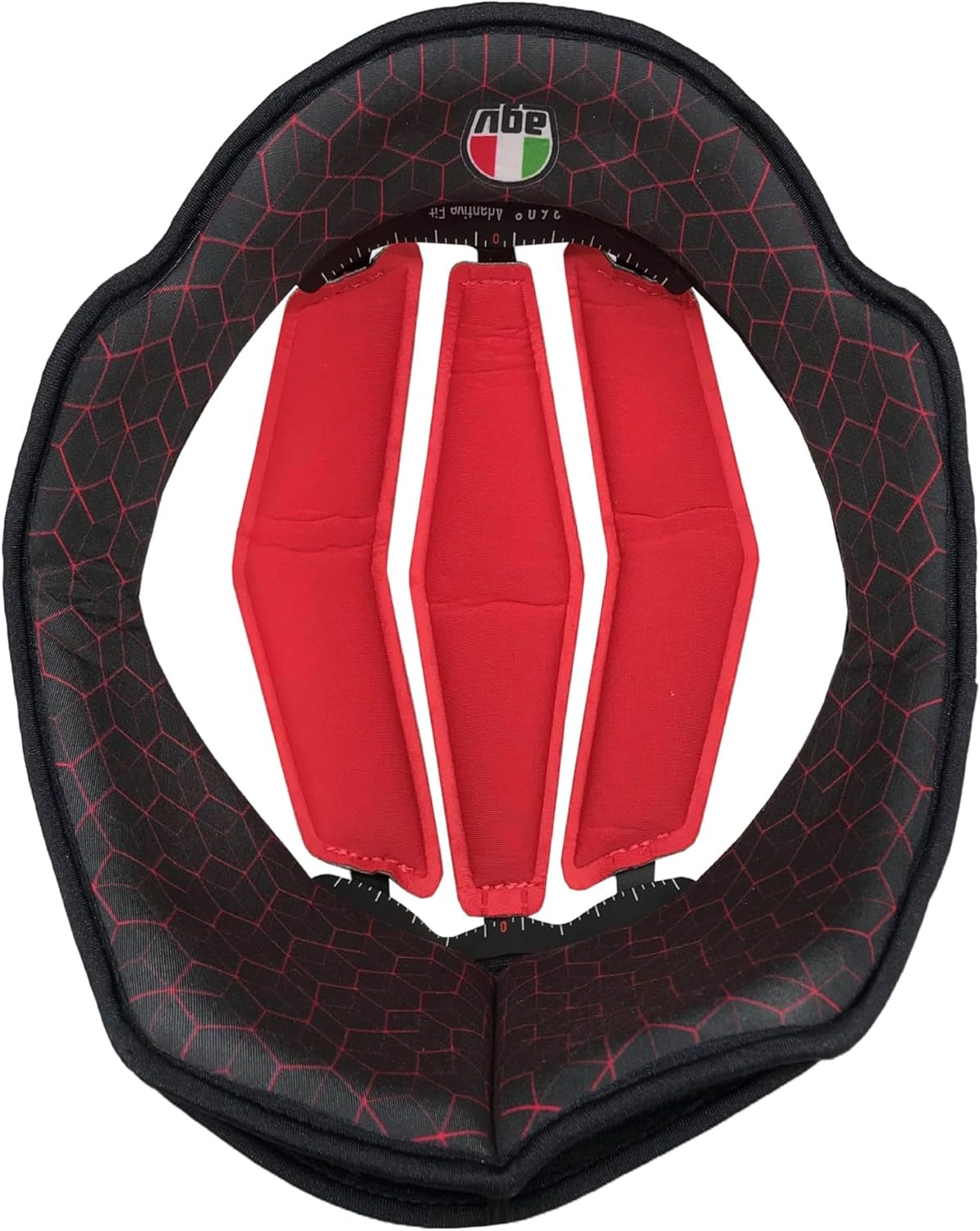 Agv Forro para casco Pista GP RR – 2XL – NegroRojo