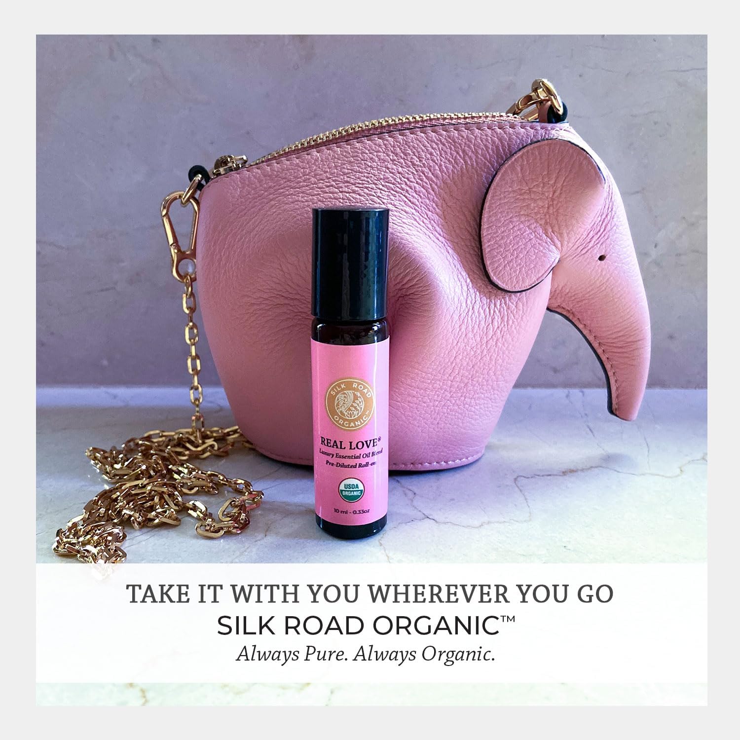 Silk Road Organic – Aceite esencial orgánico de amor real, mezcla de corazón amoroso, 100% puro, certificado por USDA, Find Joy & Follow Your Heart