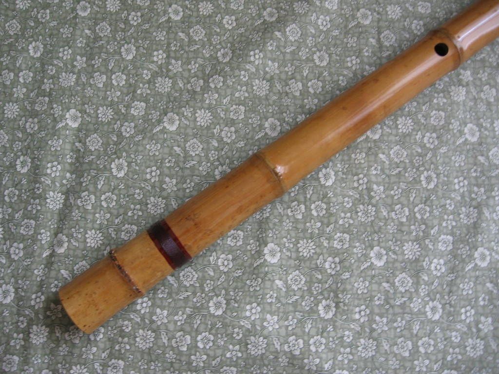 1.8 Pentatonic Shakuhachi sin Root End 5 Agujeros – Instrumento Zen Tradicional Notas reproducidas DFGAC