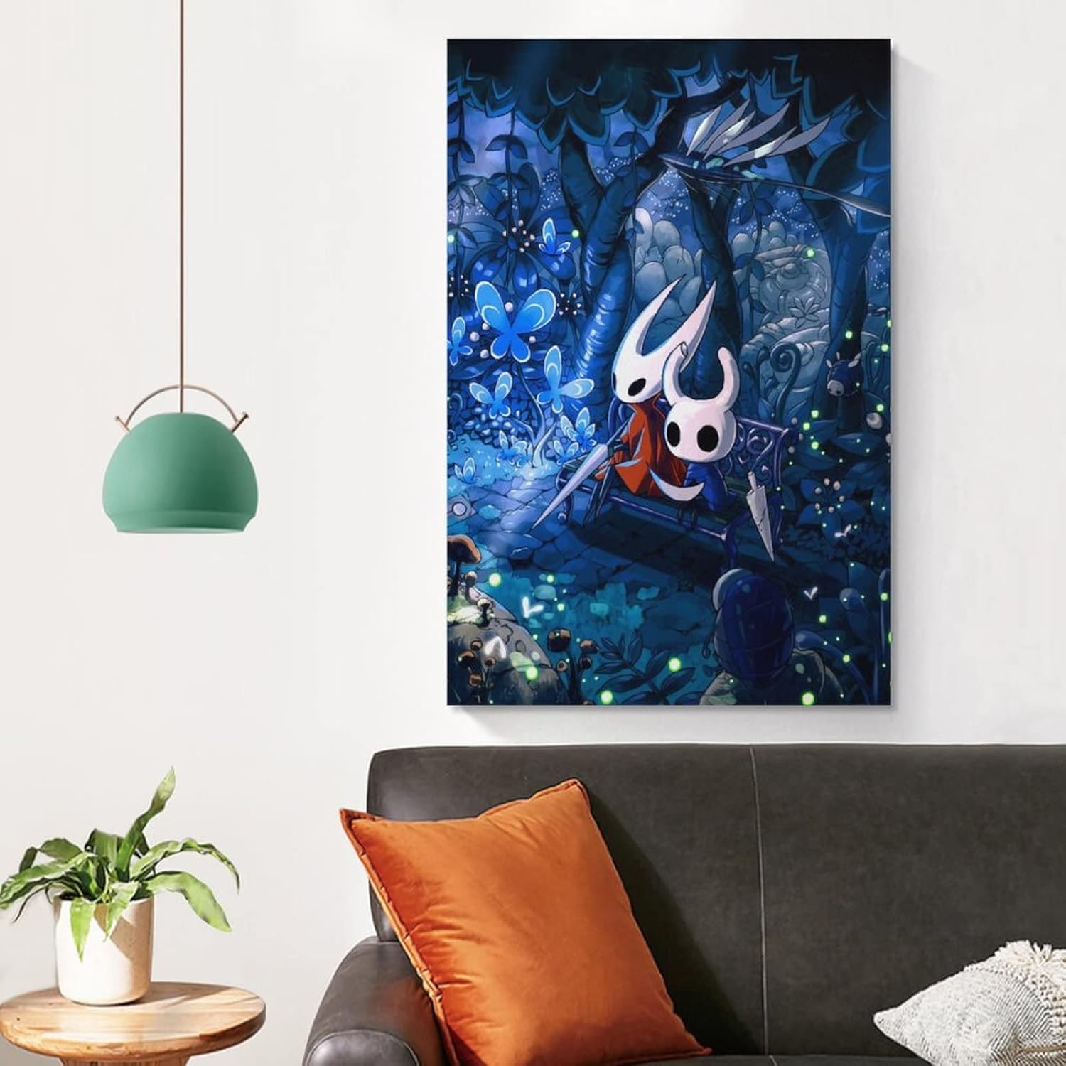 Hollow Knight – Póster artístico en lienzo y arte para pared, diseño moderno de dormitorio familiar, póster de 08 x 12 pulgadas (7.9 x 11.8 in)