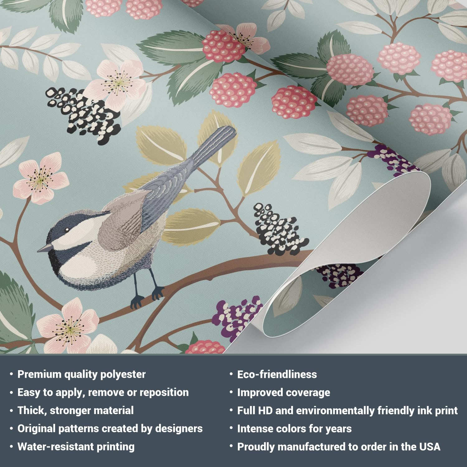 Adhesivo de pared extraíblemural de pared, hermoso campo de primavera con flores silvestres  Decoración creativa de pared con vista de ventana – 24