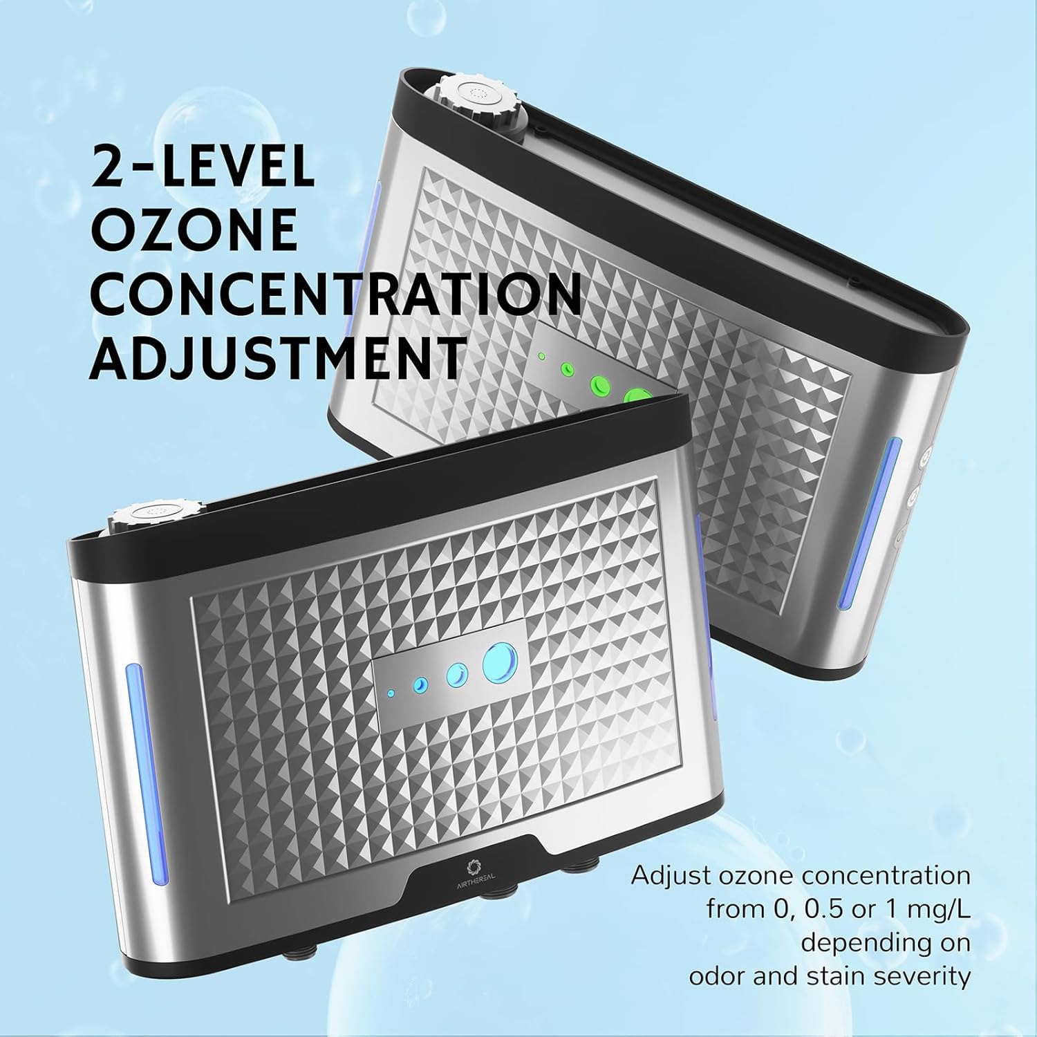 AIRTHEREAL AH20K Sistema de lavandería con ozono – Generador de ozono para lavadora, dispositivo de agua con ozono – Desinfecta y lava la ropa con