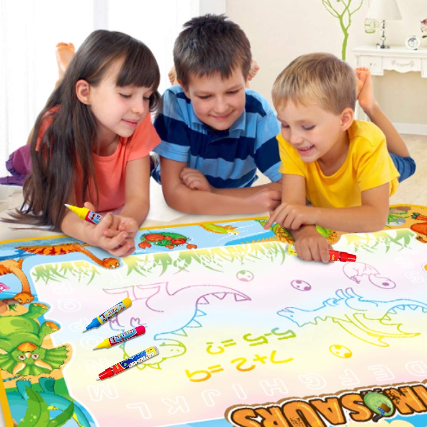 COSBAY Bolígrafos de agua de repuesto para garabatos de agua, bolígrafos de dibujo para alfombrilla de dibujo (multicolor, 6 unidades)