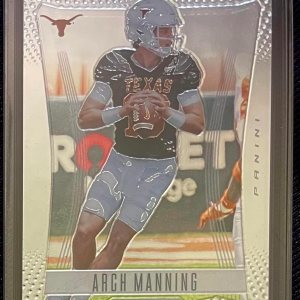 2023 Panini Prizm Throwback Arch Manning RC #PT-AM- Rookie NCAA Football Base Trading Card- Texas Longhorns- Online Exclusive- MS Sports Card 2023 Panini Prizm Throwback Arch Manning RC #PT-AM- Rookie NCAA Football Base Trading Card- Texas Longhorns- Online Exclusive- MS Sports Card