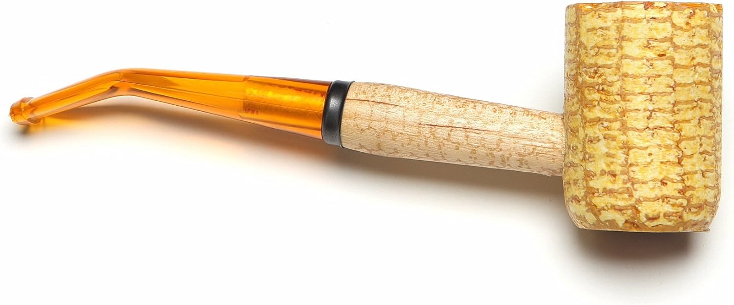 Missouri Meerschaum – Pipa de tabaco de mazorca de maíz Legend – 5th Avenue, Bent Bit