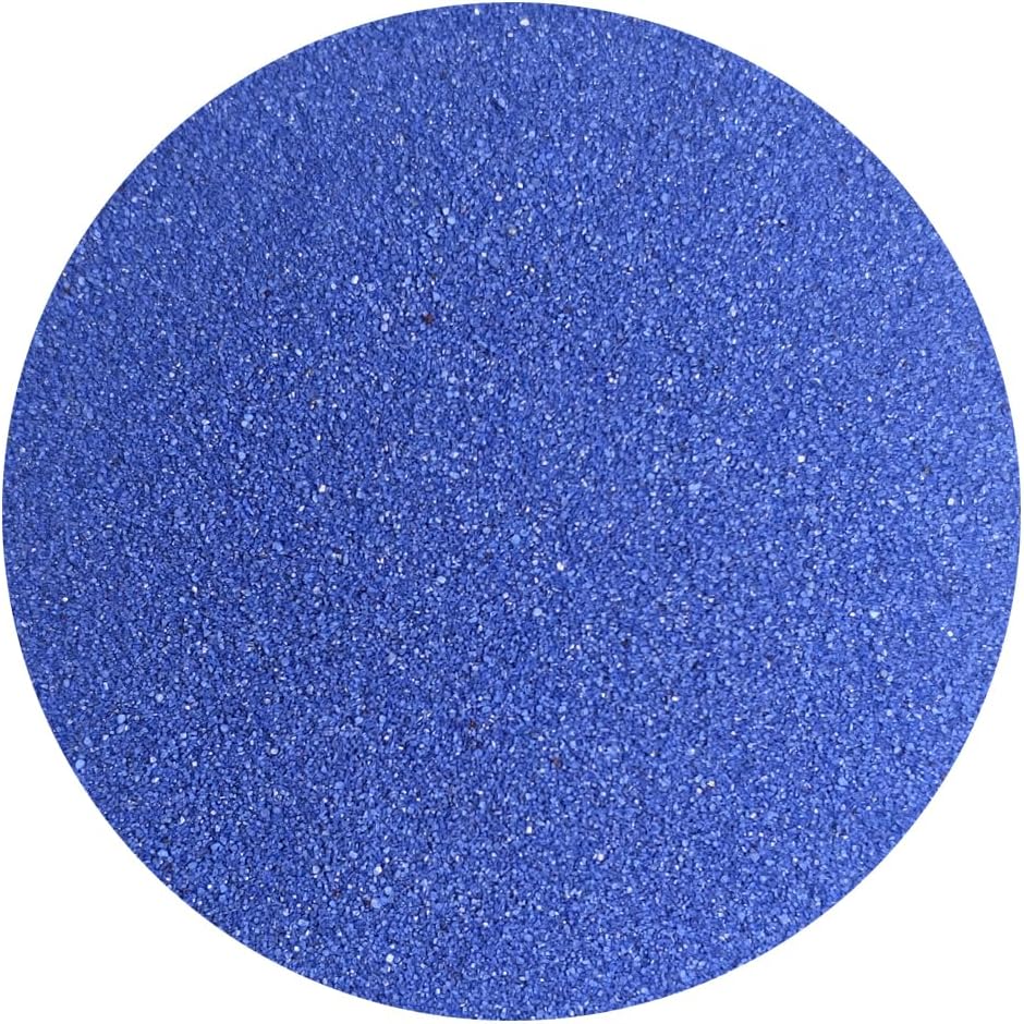 Arena azul cobalto para ceremonia de boda para manualidades, caja de arena, jardín zen, relleno de jarrón, decoración del hogar, jardín zen, 28 onzas