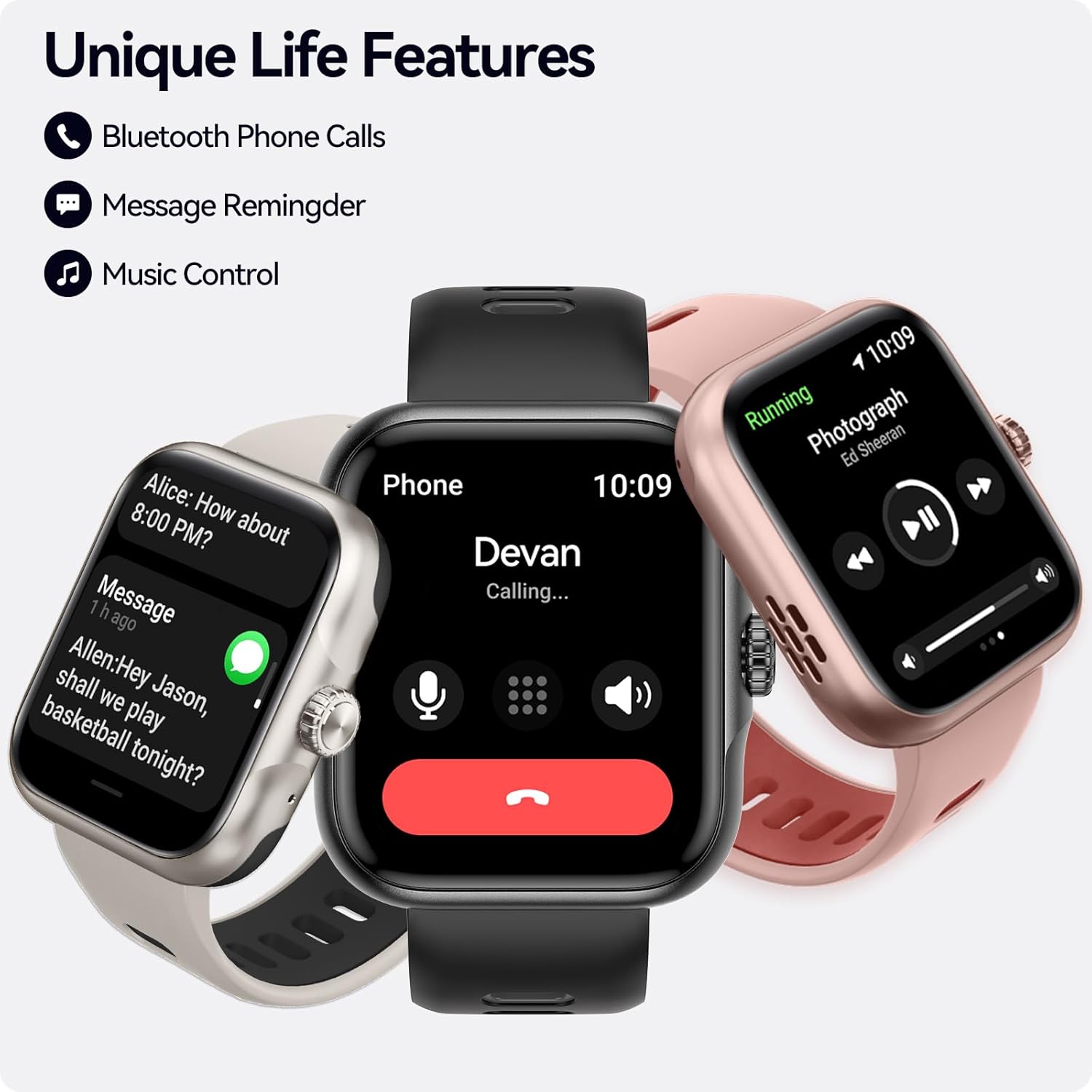 Reloj inteligente Ultra para hombres y mujeres, pantalla AMOLED de 1.78 pulgadas, rastreador de actividad y relojes inteligentes, GPS Fitness Traker