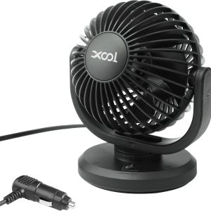 XOOL Ventiladores de coche de 12 V, ventilador de aire eléctrico de refrigeración de coche de 4 pulgadas, potente ventilador de automóvil individual XOOL Ventiladores de coche de 12 V, ventilador de aire eléctrico de refrigeración de coche de 4 pulgadas, potente ventilador de automóvil individual
